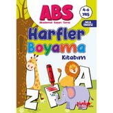 Lisinya Abs 4-6 Yaş Harfler Boyama Kitabım