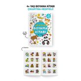 Lisinya Çıkartmalı Boyama Kitabı - 4 Yaş +