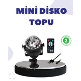 Lisinya Ses Duyarlı Mini Disko Küre Lamba - Lisinya