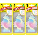 Little Trees Kağıt Koku Cotton Candy 3'lü Paket