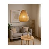 Liva Design7 Doğal ve Bohem Tarzın Şıklığı -el Yapımı Jüt İpli Avize /salon , Cafe , Yatak Odası, Balkon , Teras Kahverengi