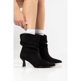 LİVAY STORE Slouchy Siyah Topuklu Bot