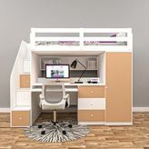 Live Dolaplı Ranza Mdf - Beyaz - 100 x 100 cm