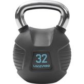 Livepro LP8043 32 kg Premium Siyah Kettlebell