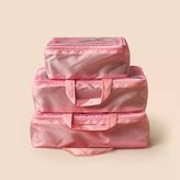Living 3'Lü Valiz İçi Organizer Set - Pembe