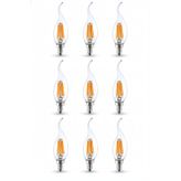 LİVORA LIGHTING Rustik Kıvrık 4W E14 LED Ampul 400lm (9LU)