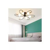 Livora Lighting Uranüs 6 Lı Siyah Gold Avize