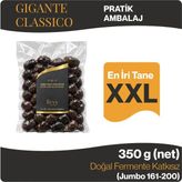 Livvy Premium Foods GIGANTE CLASSICO Gemlik Jumbo (XXL) Taneli Siyah Zeytin 350 g - Doğal Fermente Katkısız - 350 gr