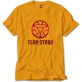 Liyada Iron Man Team Stark Sarı Tişört Liyada