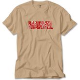 Liyada Marvel Heroes In Post 3 Krem Tişört Liyada - 3XL