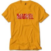 Liyada Marvel Heroes In Post 3 Sarı Tişört Liyada - 5XL
