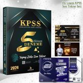 Liyakat Yayınları Önlisans KPSS 2024 Yapay Zeka Son Tekrar Seti 5 Deneme
