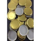 LİZYA BABY Gold Kapak 63 Mm Cam Kavanoz Kapağı 20 Adet Uygun Model 210 Cc 370 Cc 340 Cc