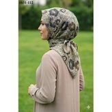 Lo'cella Soft Pamuk Eşarp (Siyah Mint) 1030-112