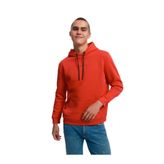 LOFT Erkek Kapüşonlu Sweatshirt, Kırmızı, XL