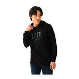 LOFT Erkek Kapüşonlu Sweatshirt, Siyah, XL