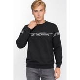 LOFT Erkek Sweatshirt, Siyah, XL