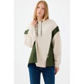 Loft Kadın Sweatshirt,Haki Xs