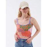 Loft Long Crop Kadın Atlet - Turuncu