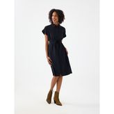 Loft Loose Fit Kadın Elbise - Siyah