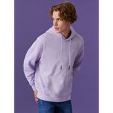 Loft Oversize Fit Erkek Sweatshirt - Lila - M