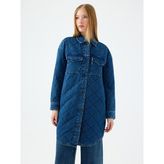 Loft Oversize Kadın Ceket - M - Denim