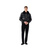 Loft Regular Fit Erkek Deri Mont, Siyah