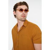 Loft Regular Fit Erkek Gömlek K.kol - S - Turuncu