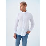 Loft Regular Fit Erkek Gömlek U.kol - Beyaz