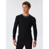 Loft Regular Fit Erkek Kazak - S - Siyah