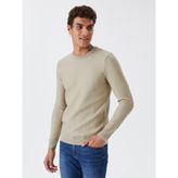 Loft Regular Fit Erkek Kazak - S - Taş