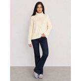 Loft Regular Fit Kadın Kazak - Ekru