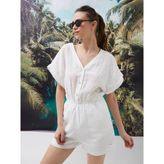 Loft Regular Fit Kadın Tulum - XS - Beyaz