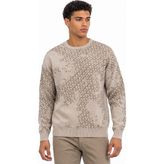 Loft Relax Fit Erkek Kazak - Bej - M