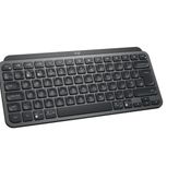 Logitech MX Keys mini minimalist kablosuz ışıklı klavye, kompakt, Bluetooth, arka plan aydınlatması, USB-C, Apple macOS, iOS, Windows, Linux, Android ile uyumlu, metal, antrasit