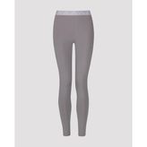 Logo Tape Kadın Gri Skin Fit Tayt - M
