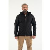 Longberg Erkek Çıkarılabilir Kapüşonlu Trio Softshell Mont