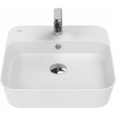 Loop Kare Çanak Lavabo 45 cm Beyaz