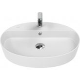 Loop Oval Çanak Lavabo 40X60 cm Beyaz