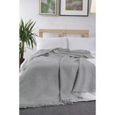 Lora Tek Kişilik Tek Pike 160X210 Cm Gri
