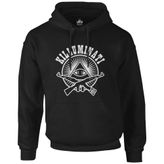 Lord T-shirt PH-1021 Siyah Killuminati Erkek Kapşonlu Sweatshirt