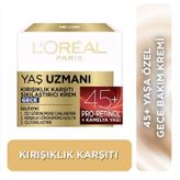 Loreal Paris 45+ Gece Kremi 50 Ml