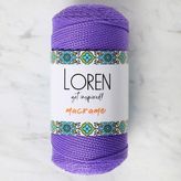 Loren 34346 RM0141 Macrame Mor El Örgü İpi