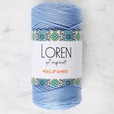 Loren 34350 RM0220 Macrame Mavi El Örgü İpi
