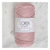 Loren LM042 34446 Polyester Soft Macrame Pembe El Örgü İpi