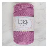 Loren Polyester Soft Macrame 34450 LM021 Gül Kurusu El Örgü İpi