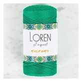 Loren RM0175 34339 Macrame Yeşil El Örgü İpi