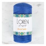 Loren RM0252 34352 Macrame Saks Mavi El Örgü İpi