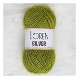 Loren RS0044 34100 Silver Yeşil El Örgü İpi