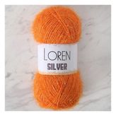 Loren RS0103 34086 Silver Turuncu El Örgü İpi